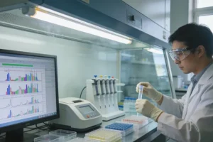 肺癌术后基因检测流程示意图