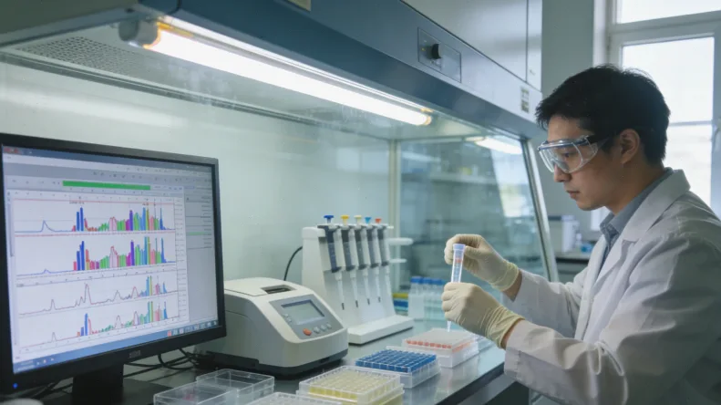 肺癌术后基因检测流程示意图