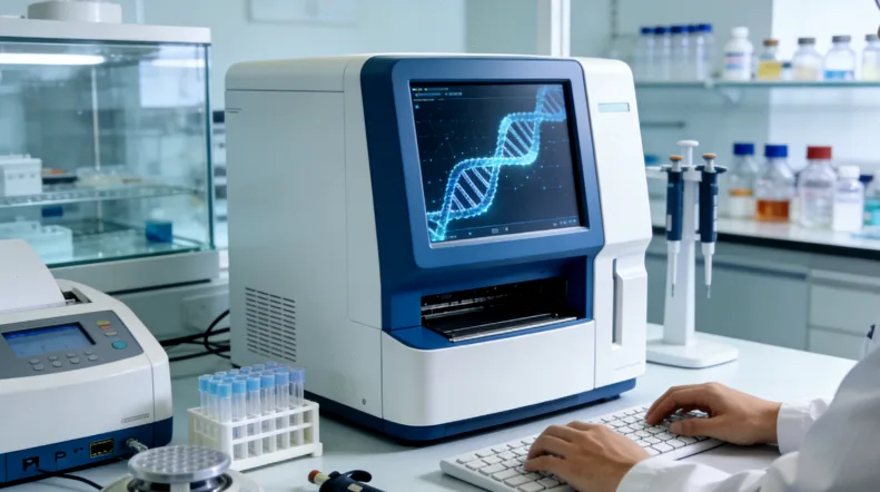 护士为患者采集血液样本
