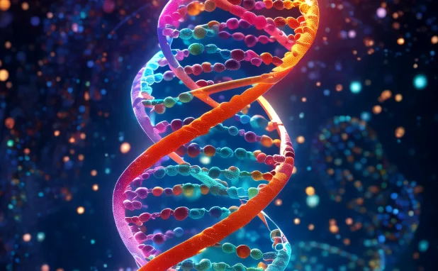 医生与家长讨论基因检测报告