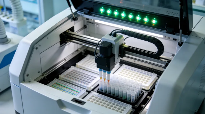 NGS测序仪工作状态特写