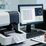 电磁导航支气管镜操作示意图