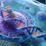 肺结节CT影像与基因检测报告对比图