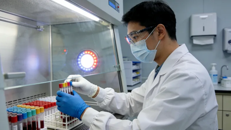 EGFR基因突变检测流程示意图