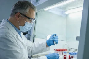 肺癌患者咨询医生基因检测场景