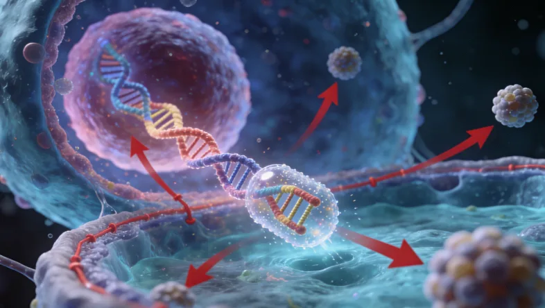 EGFR突变检测流程示意图