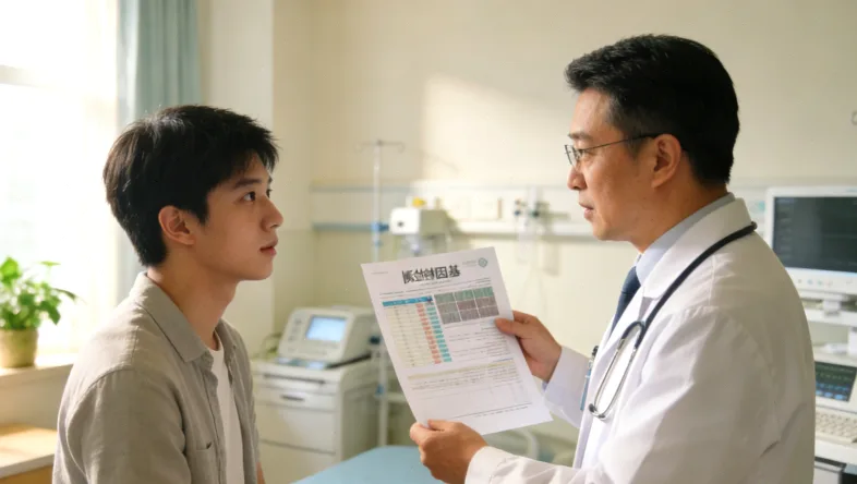 血液样本检测EGFR突变示意图