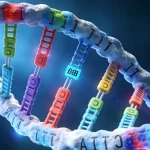 医生向患者解释基因检测报告