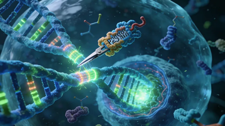 实验室技术人员操作NGS测序仪