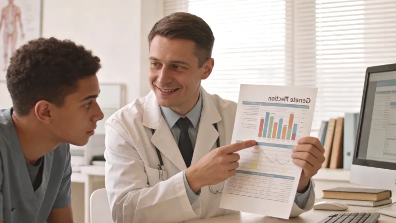 基因检测报告样本解析图