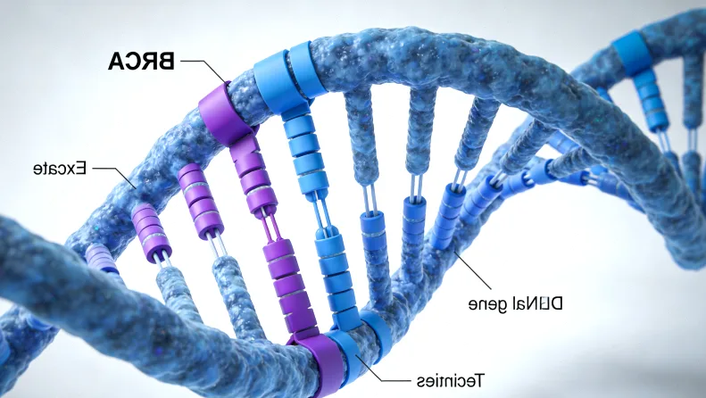 BRCA基因突变检测流程示意图