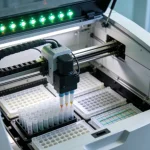 医生向患者讲解基因检测报告