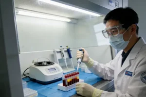 BRCA基因突变检测流程示意图