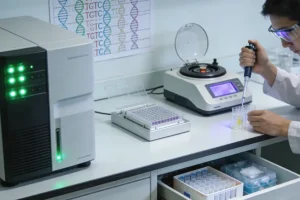 医生为乳腺癌患者解释基因检测报告