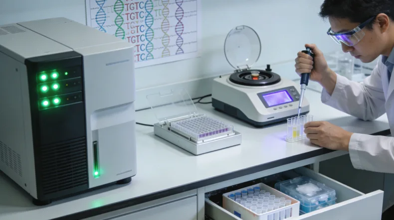 医生为乳腺癌患者解释基因检测报告