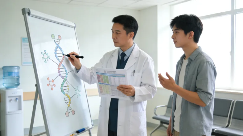 乳腺癌基因检测报告示例图