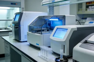 医生与患者讨论基因检测报告