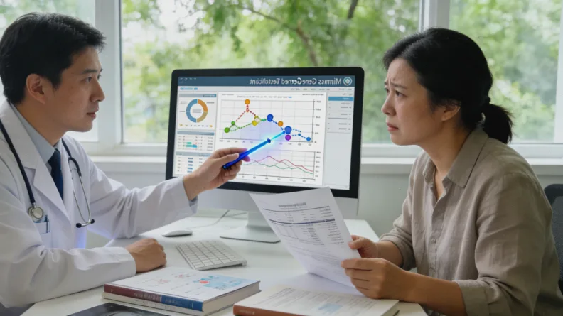 基因检测报告显示BRAF V600E突变