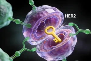 EGFR信号通路与RAS/BRAF基因示意图