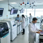 胃癌细胞HER2蛋白高表达示意图