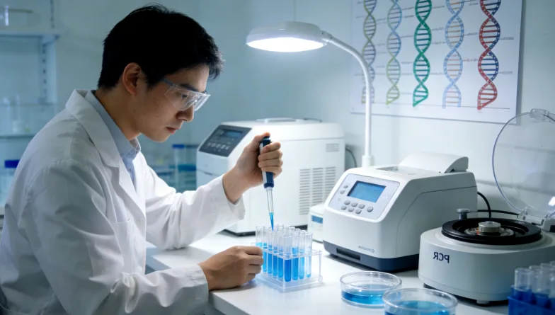 医生与患者沟通基因检测报告示意图