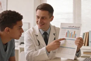 BRCA1与BRCA2基因结构及功能对比示意图