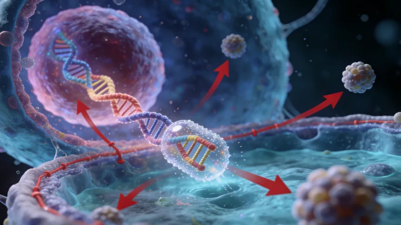 BRCA基因与DNA修复通路示意图