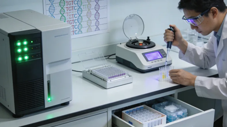 BRCA基因检测实验室流程简图