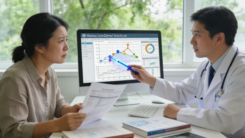 医保政策文件与商业保险合同对比示意图