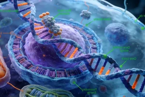 BRCA基因结构示意图