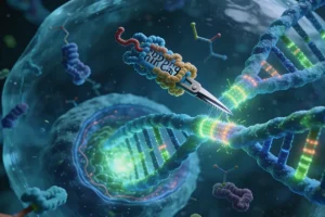 NGS高通量测序平台工作流程示意图