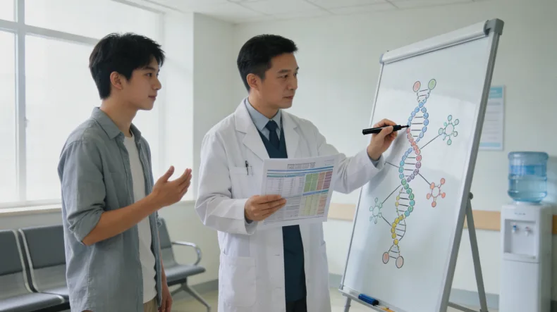 NGS测序仪与数据流可视化图表