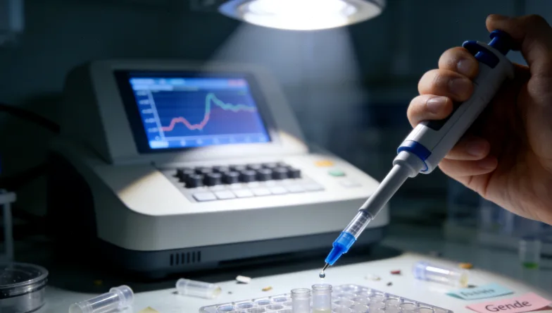 NGS报告展示罕见基因融合（如NTRK）示意图