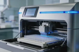 纳米孔长读长测序原理示意图