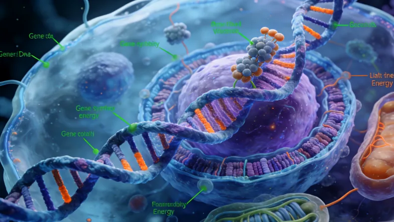 传统微生物培养皿与基因测序数据流的对比示意图