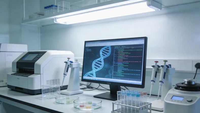 经皮肺穿刺组织活检操作场景