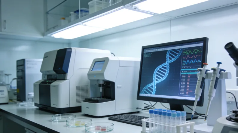 从组织活检到检测报告的流程时间轴图示