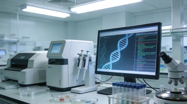 医生与肺癌患者沟通治疗方案的温馨场景