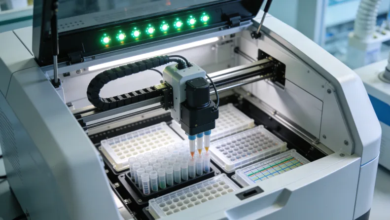 组织活检与血液样本采集示意图对比