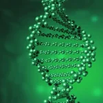 一位女性正在查看基因检测报告上的皮肤健康数据