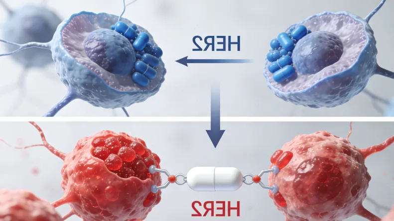 胃癌组织切片与基因检测报告对比图