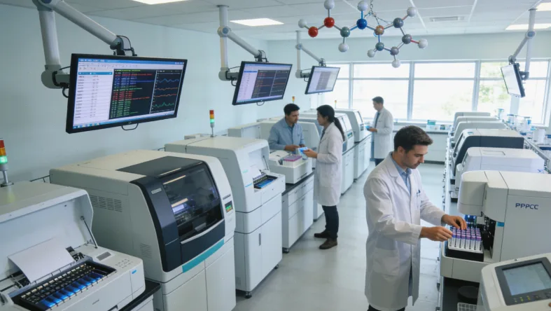 PD-L1免疫组化检测高表达切片示意图