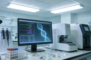 ctDNA从肿瘤释放进入血液循环示意图