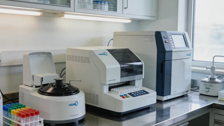 医生与患者讨论检测报告的场景