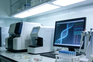 ctDNA从肿瘤释放进入血液循环示意图