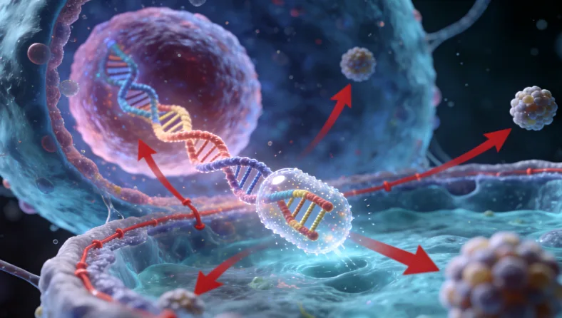示意图：从抽血到ctDNA检测报告的全流程
