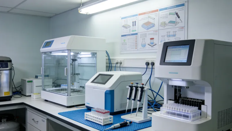 医生与患者家属沟通基因检测报告的场景