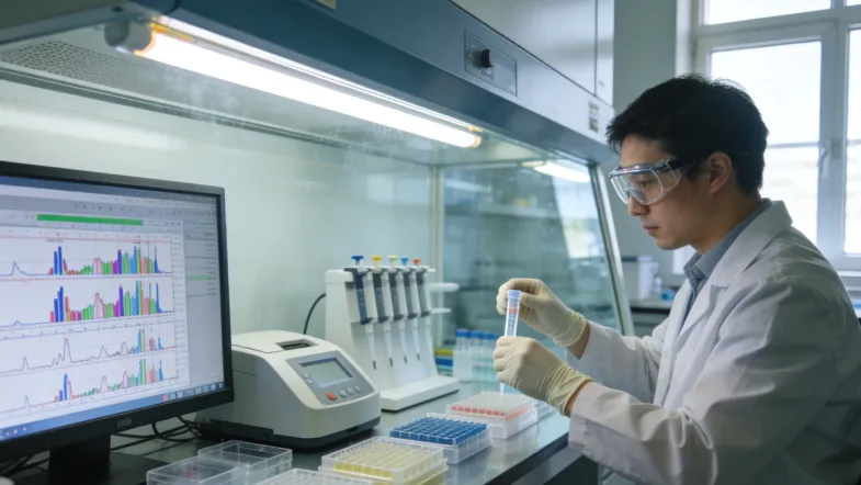 形象化展示MSI-H与MSS肿瘤细胞被免疫细胞识别的差异对比图