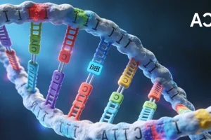 医生与患者讨论基因检测报告