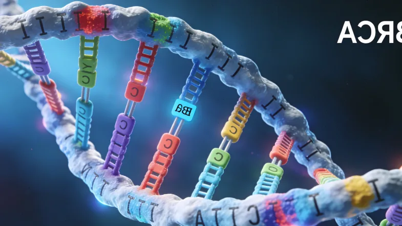 医生与患者讨论基因检测报告